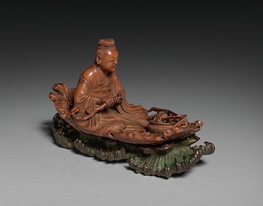 Figure of Daoist Immortal He Xiangu