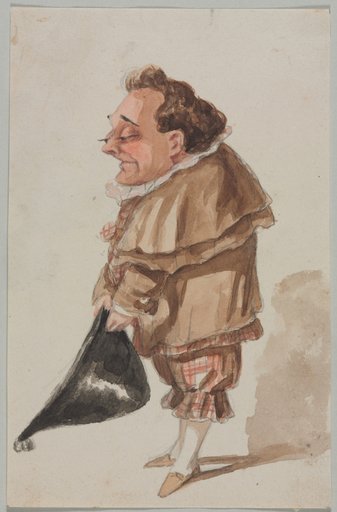 Man with a Large Hat