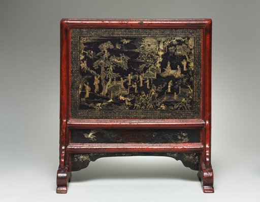 Table Screen: The Peach Blossom Spring, Land of the Immortals