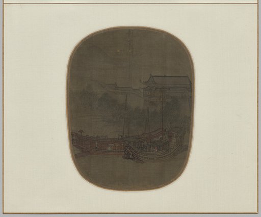Boats at Anchor on West Lake at the City Gate