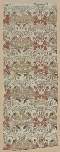 Silk Textile with Goatherds in a Landscape