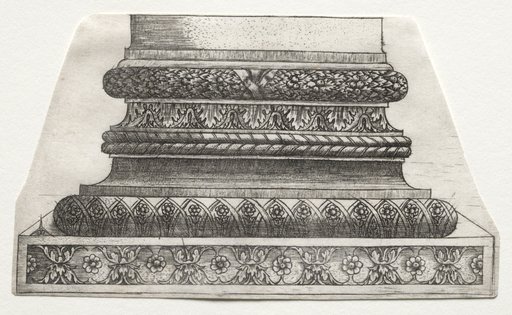 Base and Capital with Figure of Fame and Winged Horses (base)