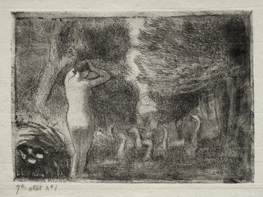 Bather and Geese