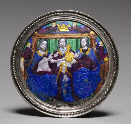 Medallion: Coronation of the Virgin