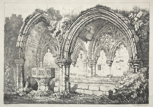A Series of Ancient Buildings and Rural Cottages in the North of England: Part of Kirkham Abbey