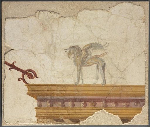 Griffin Atop Entablature