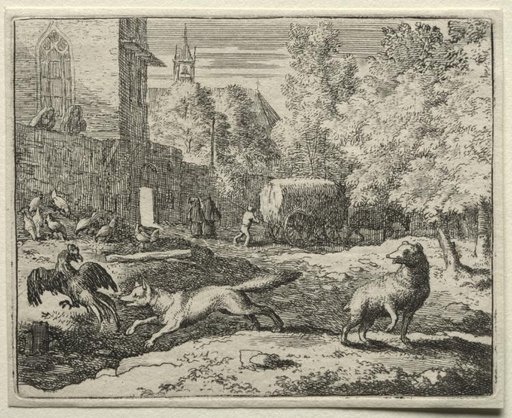 Reynard the Fox: Reynard Chasing Hens