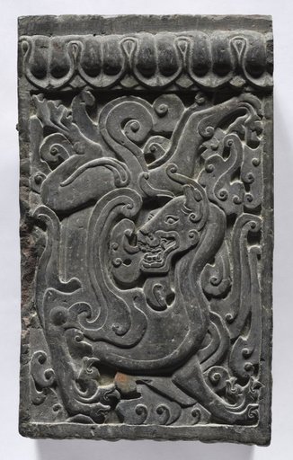 Section of a Coffin Platform: Feline