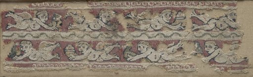 Fragment of a Sleeve Band with Floating Erotes