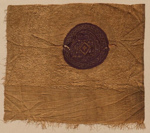 Fragment with Gold Foil, from a Furnishing Fabric