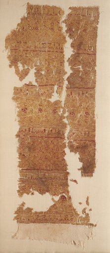 Tiraz with dense guilloche bands