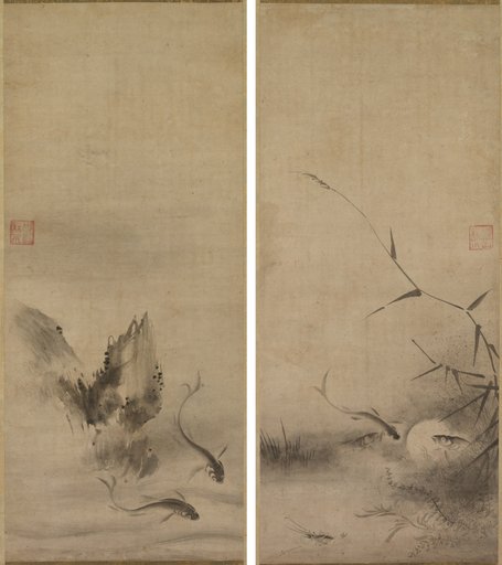 Fish and Rock; Fish and Seaweed