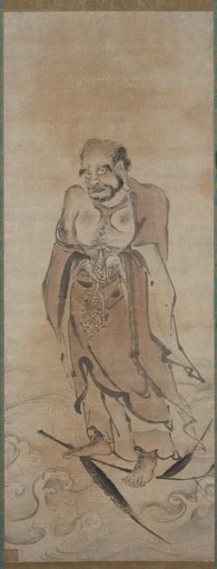 Bodhidharma on a Reed