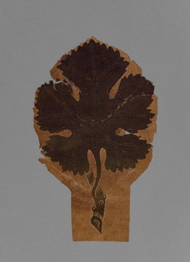 Grape Leaf from a Curtain