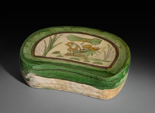 Pillow with Mandarin Duck: Cizhou Ware