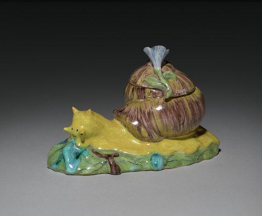 Covered Box in the Form of a Snail