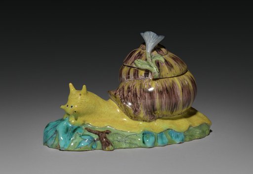 Covered Box in the Form of a Snail