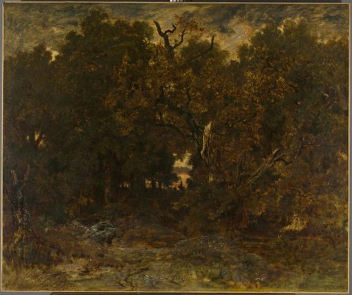 Leaving the Forest, Fontainebleau: Setting Sun