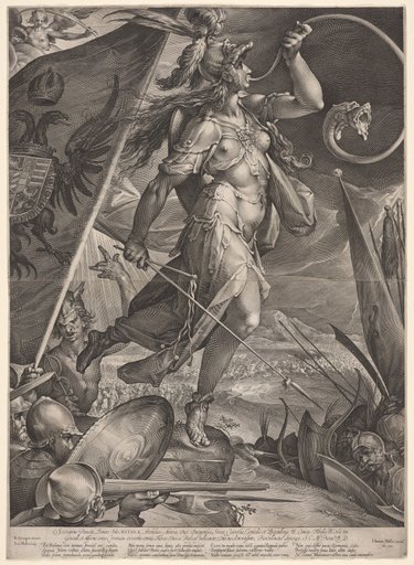 Bellona Leading the Armies of the Emperor against the Turks