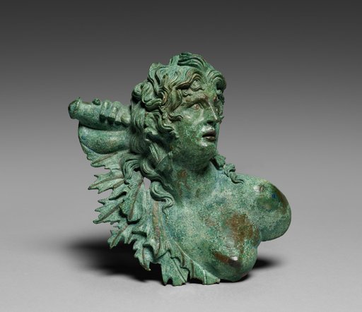 Tritoness or Scylla Relief Applique