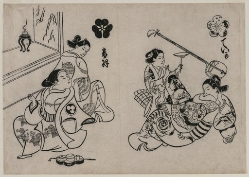 Three Courtesans with a Client