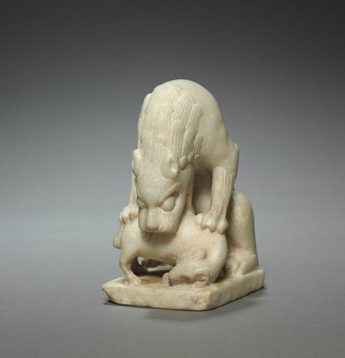 Lion Devouring a Lamb