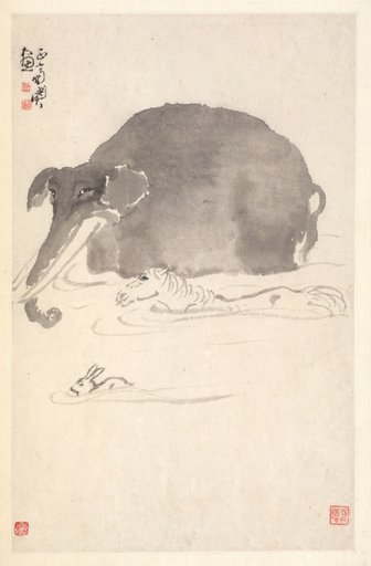 Elephant, Horse, and Hare