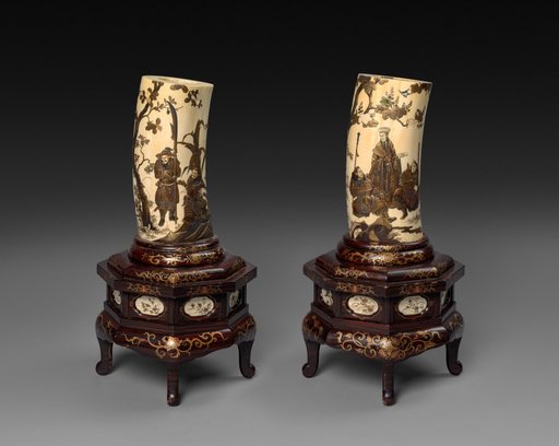 Ivory Tusk Vases