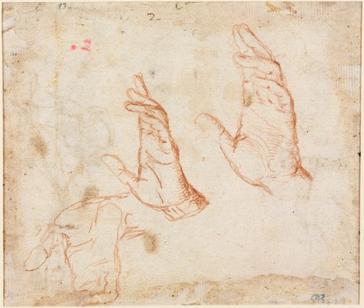 Study of Hands (verso)