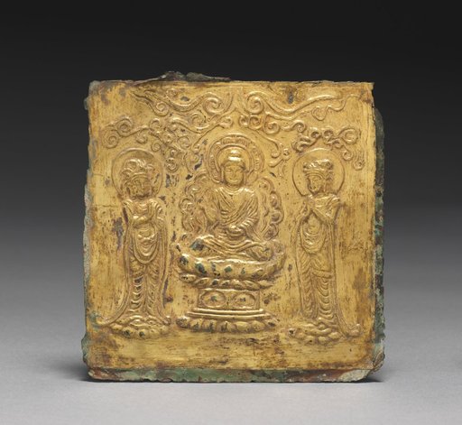 Plaque with the Image of Medicine Buddha Triad