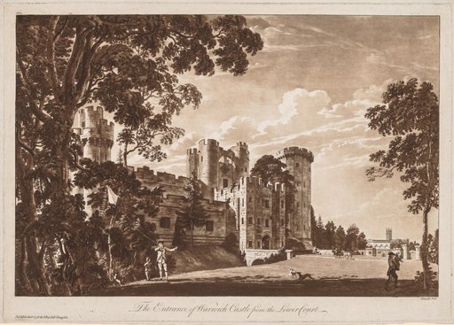 Views of Warwick Castle: The Entrance of Warwick Castle from the Lower Court