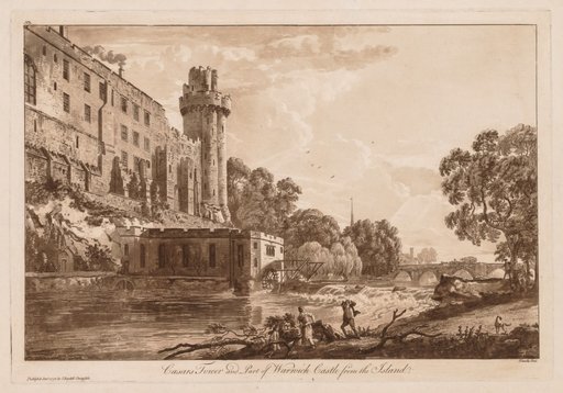 Views of Warwick Castle: Caesar's ower and Part of Warwick Castle from the Island