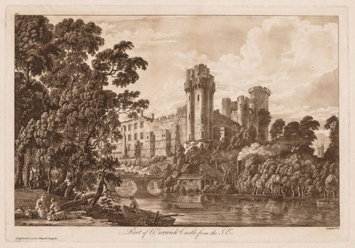 Views of Warwick Castle: Part of Warwick Castle from the South East