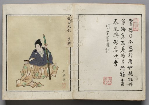 Double-Leaf from Album of Actor Portraits