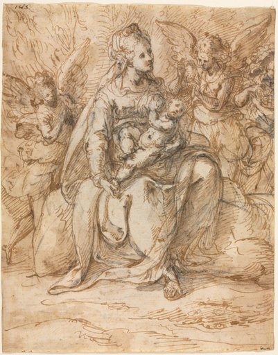Madonna and Child with Angels