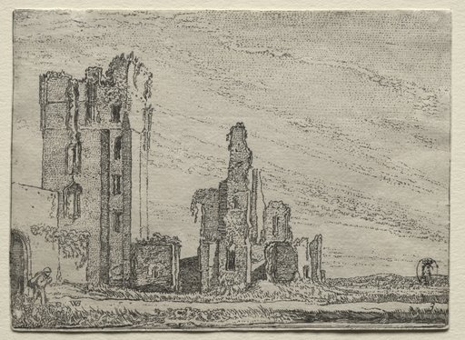 Ruins of the Castle Huys Te Kleef near Haarlem