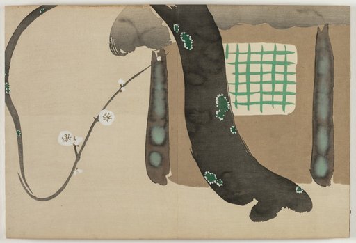 Flowers of a Hundred Worlds (Momoyogusa): Plum by the Eaves (Nokiba no ume)
