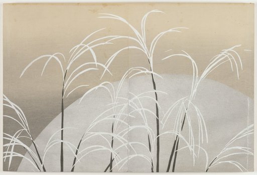 Flowers of a Hundred Worlds (Momoyogusa): Susuki Grass in Moonlight (Obana ni tsuki)