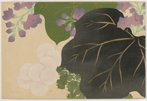 Flowers of a Hundred Worlds (Momoyogusa): Chrysanthemum and Paulownia (Kikukiri)