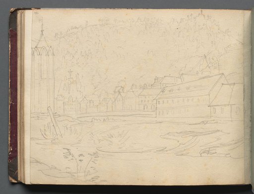 Album with Views of Rome and Surroundings, Landscape Studies, page 48b: Roman Landscape
