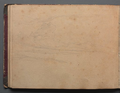 Album with Views of Rome and Surroundings, Landscape Studies, page 29b: Landscape Study