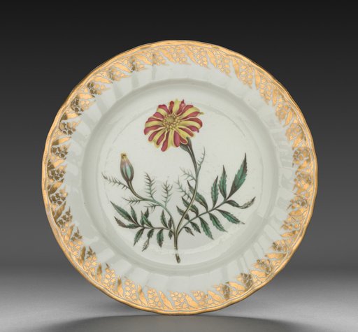 Plate from Dessert Service: French Marigold