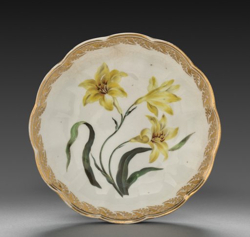 Bowl from Dessert Service: Smaller Yellow Lily