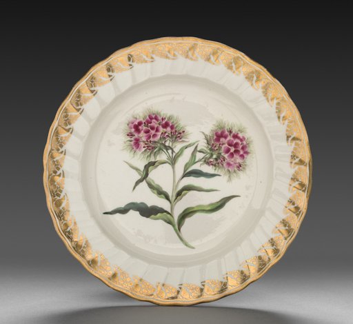 Plate from Dessert Service: Sweet William