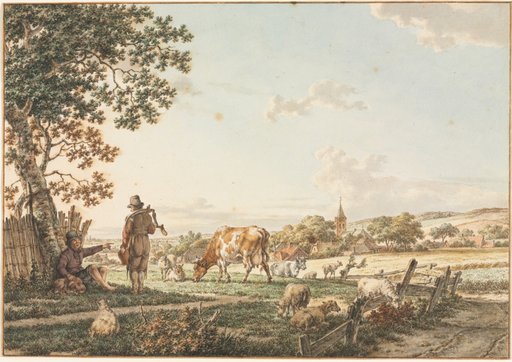 Pastoral Landscape with Village