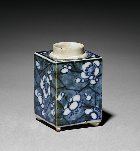 Tea Container with Plum Blossoms