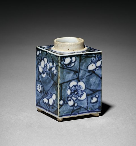 Tea Container with Plum Blossoms