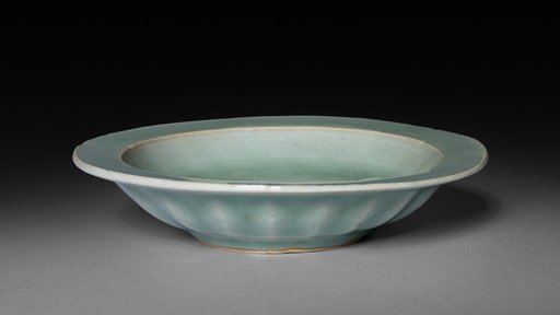 Dish with Two Fish in Relief: Longquan Ware