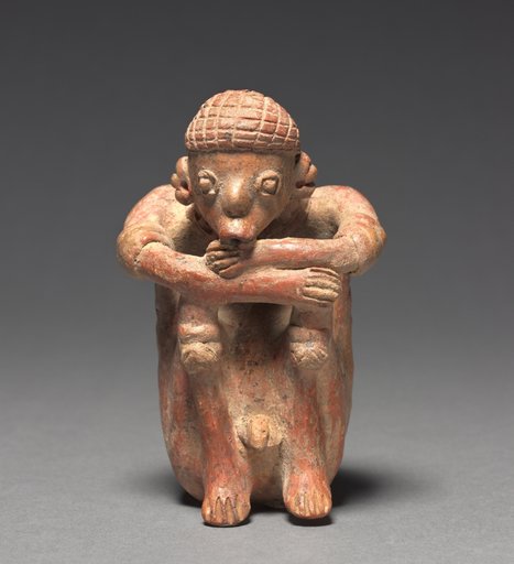 Emaciated Crouching Figure