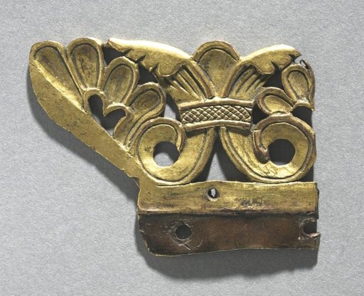 Fragment of an Ornamental Crest from a Reliquary Shrine